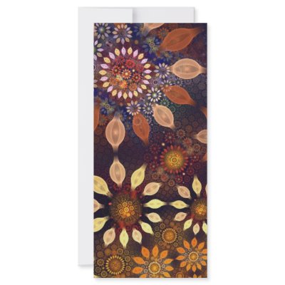 BEAUTIFUL  PLASTIC FLOWERS RACK CARDS by FalconServices
