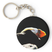Beautiful Puffin Profile Keychain