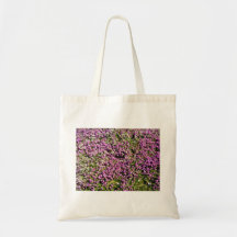 Beautiful Purple Flower Blossoming On A Sunny Day Tote Bags
