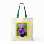 Beautiful Purple Iris Bag 2