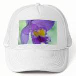 Beautiful purple orchid flower hats