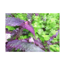 Beautiful purples greens digital photo art canvas prints