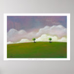 Beautiful quiet simple landscape art Peace Returns posters