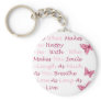 Beautiful Quotes Key Chain