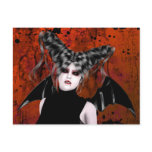 Beautiful Rage Gothic Vampire Art Postcard
