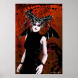 Beautiful Rage Gothic Vampire Art Poster posters