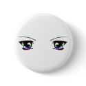 Beautiful Rainbow "anime eyes" badge buttons