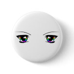Beautiful Rainbow "anime eyes" badge buttons