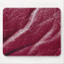 Beautiful Red Leather Mouse Pad