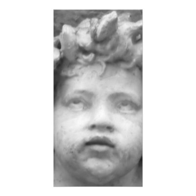 Beautiful Renaissance Child Angel Customized Photo Card by gothicarts