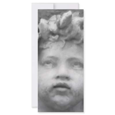 Beautiful Renaissance Child Angel Custom Rack Card by gothicarts