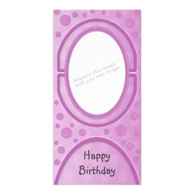 Beautiful, romantic  design photo card by karanta