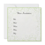 Beautiful romantic invitation