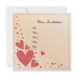 Beautiful romantic invitation