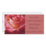 Beautiful rose wedding save the date cards custom photo card