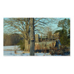 Beautiful Rural Snow Scene Business Card