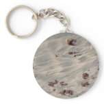 Beautiful Sand pattern, Lugillo Beach, Puerto Rico keychains