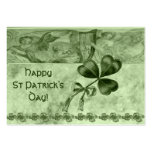 Beautiful Shamrocks Gift Tag business cards