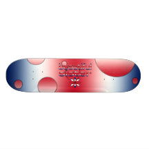 Beautiful Sister in Britain Flag Colours Pop Art Skateboard Deck