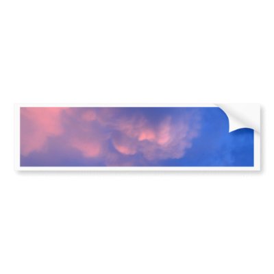 beautiful sky  and  cloud bumper stickers by naturelife