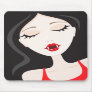 Beautiful sleeping vampire girl mousepad