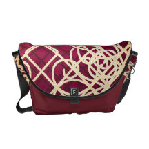 Beautiful Sqiggles Rickshaw Messenger Bag