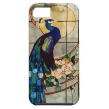 Beautiful Stained Glass Peacock