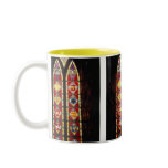 Beautiful stained glass symbols, mug