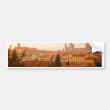 Beautiful summer view from Florence Bumper Sticker