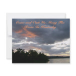 Beautiful Sunrise Along Ohio River cards Invites