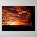 Beautiful Sunrise Scenery Poster posters