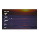 Beautiful Sunset: Bali, Indonesia Business Card Templates