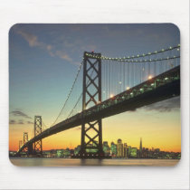 Beautiful Sunset: Bay Bridge, San Francisco, Calif Mouse Pad
