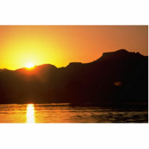 Beautiful Sunset: Colorado River, Arizona Photo Cut Out