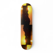 Beautiful Sunset: Colorado River, Arizona Custom Skateboard