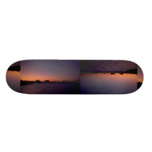 Beautiful Sunset: Corpus Christi, twighlight, Texa Skate Board