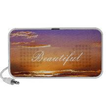 Beautiful Sunset Doodle Speaker