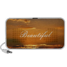 Beautiful Sunset Doodle Speaker