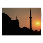 Beautiful Sunset: Istanbul, Turkey Card
