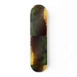 Beautiful Sunset: Kwong Tung, Danha Mountain, Chin Custom Skateboard
