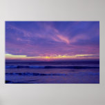 Beautiful Sunset: Mission Beach, San Diego, Califo Print