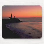 Beautiful Sunset: Montauk Point Light House, Long Mousepads