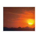 Beautiful Sunset: Northern Desert, Pakistan Post Cards