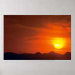 Beautiful Sunset: Northern Desert, Pakistan Print