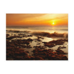 Beautiful sunset postcard