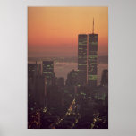 Beautiful Sunset: Sunset on the World Trade Centre Posters