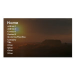Beautiful Sunset: Surrimpose with the sun, Quasr-E Business Cards