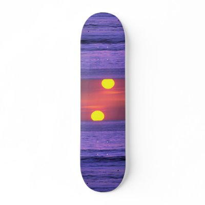 Beautiful Sunset: Table Top Reef, Solana Beach, Ca Skate Board Deck by inspirelove