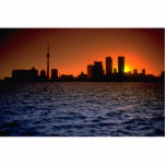 Beautiful Sunset: Toronto skyline at sunset, Ontar Photo Sculptures