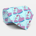 Beautiful Swans Neck Tie